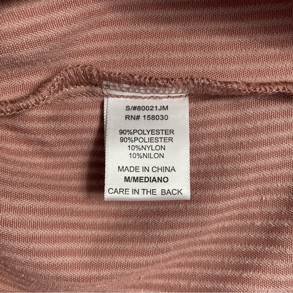 Love Tree Women's Mauve Cropped Corduroy Shacket Jacket Medium NWT - Picture 6 of 8